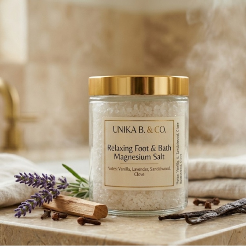 Bath & Foot Relax Salts | Unika B. & Co.